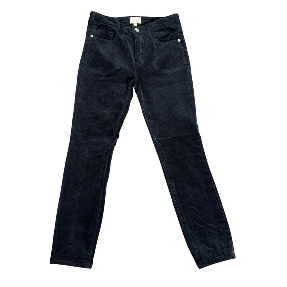 Pilcro And The Letterpress High Rise Skinny Corduroy Pants Women's Size 27 Black - Picture 3 of 12
